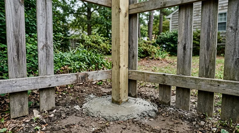 Fence Post Repair & Replacement Chesapeake